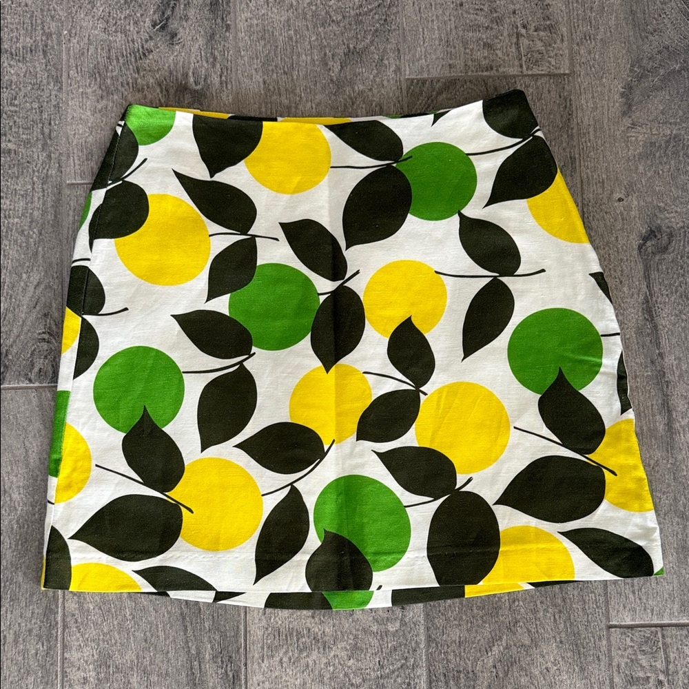 Anthropologie Corey Lynn Calter Citrus Mini Skirt